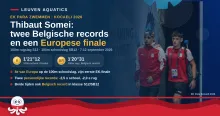 Thibaut Somei: twee Belgische records en een Europese finale op het EK Para zwemmen in Kocaeli 2026